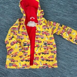 Hatley fire truck raincoat size 4T